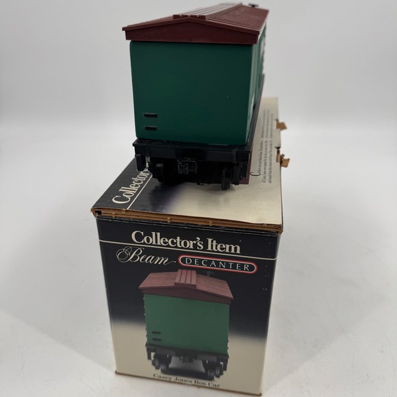 Jim Beam Decanter Casey Jones Box Car Collector Item Kentucky Bourbon Whiskey - Picture 6 of 12